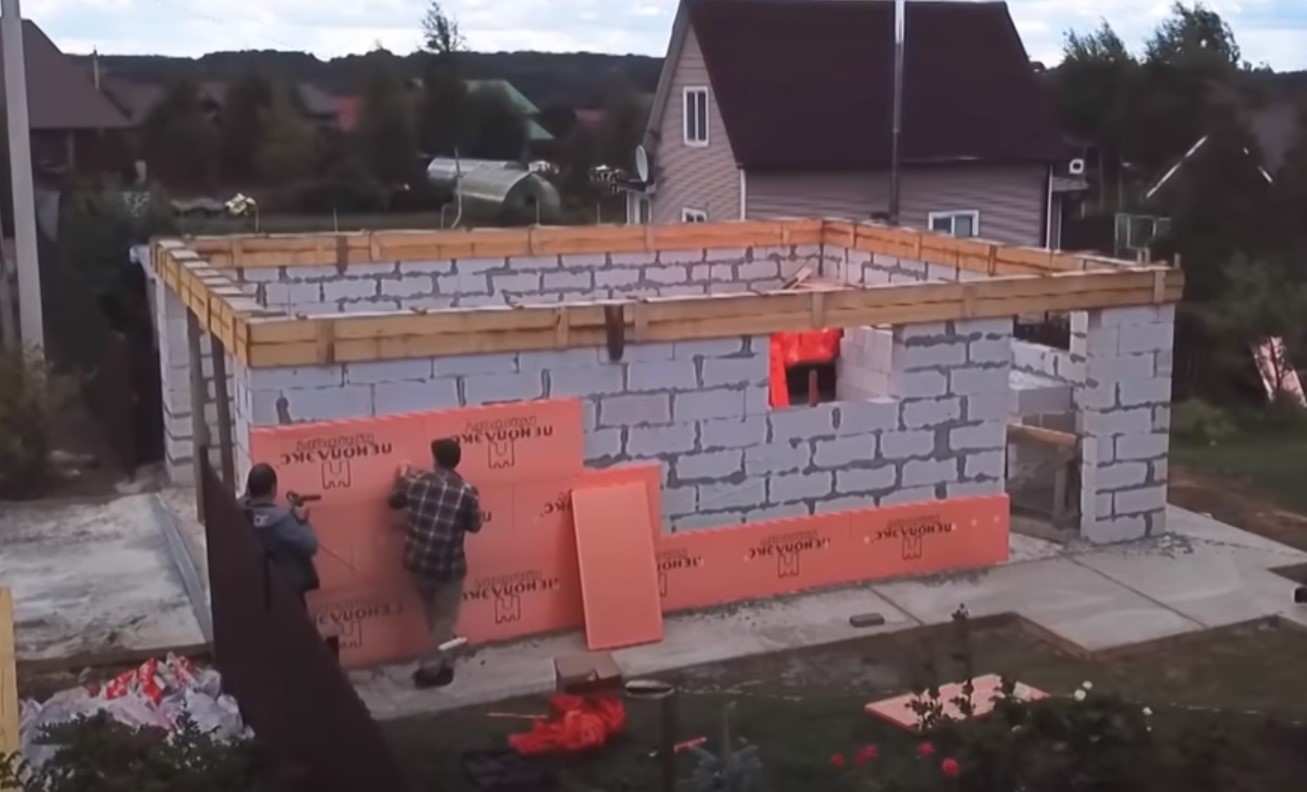 Утепление дома из газобетона ПЕНОПЛЭКС®