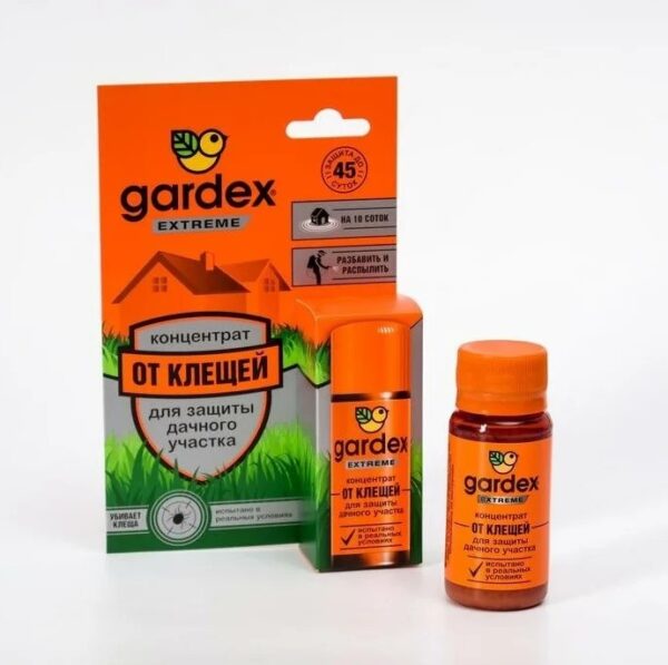 Концентрат для защиты дачного участка от клещей Gardex Extreme